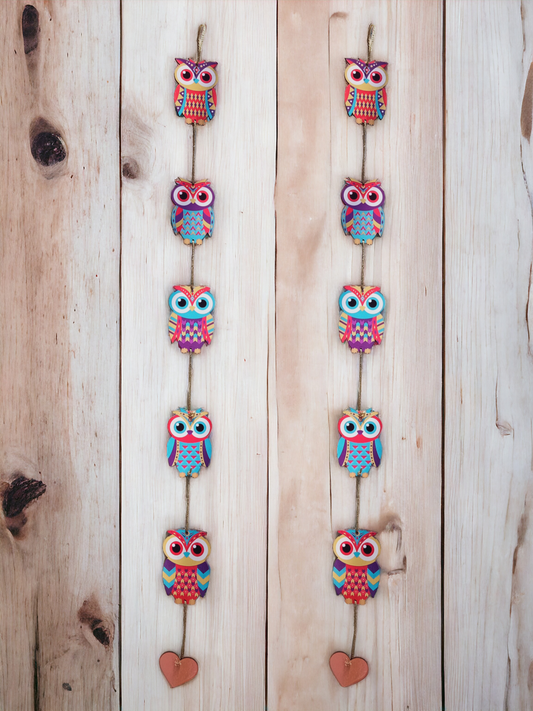 Wooden Owl Door Hanging Pair - HomifyArt