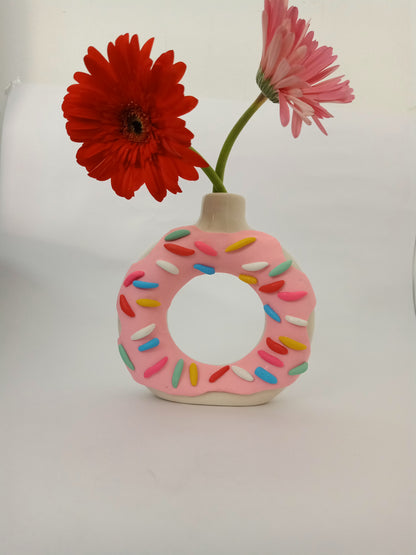 Flower Vase - Donut Blossom - Handcrafted - HomifyArt