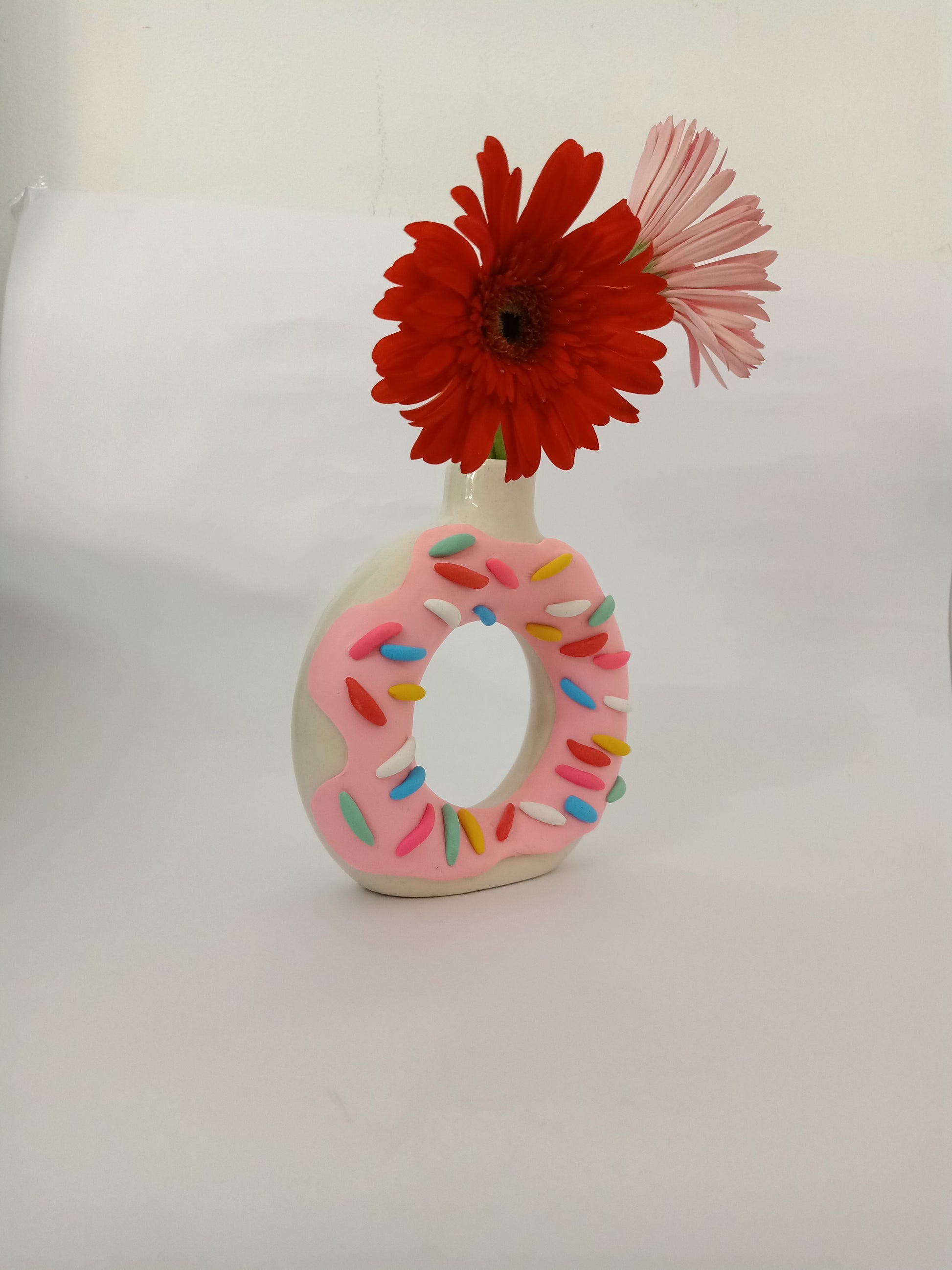 Flower Vase - Donut Blossom - Handcrafted - HomifyArt