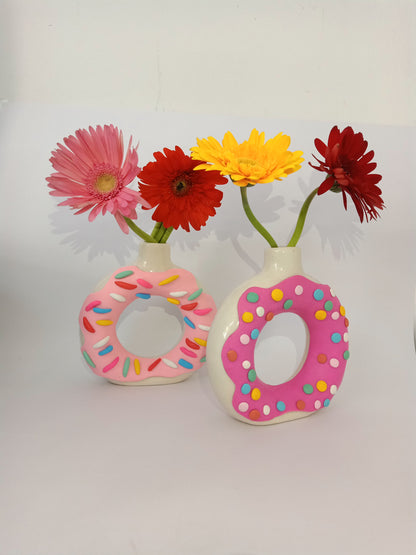 Flower Vase - Donut Blossom - Handcrafted - HomifyArt