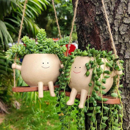 swinging planter